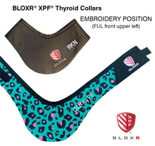 BLOXR® XPF® Thyroid Collar with Embroidered name and Magnet closure, fun patterns