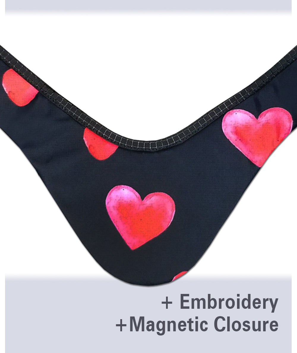 BLOXR® XPF® Thyroid Collar with Embroidered name and Magnet closure, fun patterns