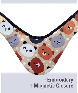 BLOXR® XPF® Thyroid Collar with Embroidered name and Magnet closure, food & animal prints